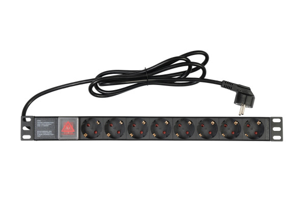 Fonestar FRP-8 Extensão elétrica 1U Rack 19'' com 8 Saídas Fonestar FRP-8 Extensão elétrica 1U Rack 19'' com 8 Saídas
